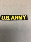 Vintage Vietnam War Era Us Army Black   Gold Name Tape Sew On Euc B-4   36