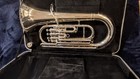 King 2280 Bb Silver Plated 4-valve Brass Euphonium With Case