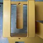Vintage Rubbermaid Iron Storage Harvest Gold Organizer Wall Mount 80   s Retro