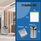 Large Trash Bags  Big Tall Heavy Duty 21 Gallon Drawstring Trash Bags 1 0 Mil 30
