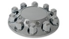 Revolver Axle Cover Combo Kit W  33mm Threaded Lug Nut Covers
