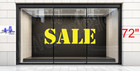 Sale Sign Store Window Decal Oracal 651 Outdoor Vinyl Waterproof Sticker