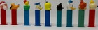 Vintage Pez Dispenser Lot Of 9 Mixed Characters Santa Disney Looney Tunes Used
