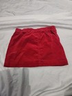 Copper Key Girls Red A-line Skirt 3t Cotton Solid Button Closure Like Velvet 