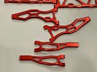 Aluminum Front   Rear Suspension A-arms Arm For Arrma Kraton 6s Blx Red 