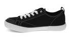 Levis Anika Classic Low Lace-up Canvas Casual Women Shoes Black Size 8 5 New