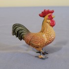 Vintage Small Rooster Figurine  italy  Wire Feet