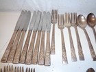 Vintage Oneida Community Coronation Silver Plate Silverware Flatware 33 Pieces