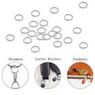 100pcs 12mm Small Split Key Rings Diy Craft Metal Keychain Connector Accessories