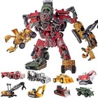 New 8 In 1 Oversize Devastator Action Figures Robot Transformation Toy Kids Toys