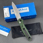 Benchmade 940 Osborne Green Aluminum S30v Reverse Tanto Folding Knife