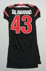 2008 Lei Talamaivao Utah Utes Game Used Worn Under Armour Ncaa Football Jersey