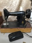 Vintage Singer Sewing Machine Model 99 W  Carry Case  See Description 
