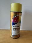 Vintage World Of Color Spray Paper Label Paint Can Light Yellow Krylon Rusto
