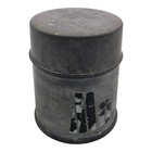 Antique Metal Match Safe Holder W  Bottom Striker Industrial Desk Decor