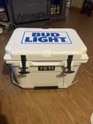 Never Used Yeti Roadie 20 Cooler - White  bud Light Edition