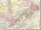 1895 Antique Canada Map Vintage Map Of Canada Wall Decor  756
