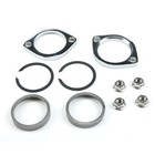 Exhaust Flange Install Kit Pair Flanges Gaskets Nuts Washers For Harley Big Twin