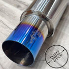 Hks Hi-power Universal Single Exhaust Muffler Titanium Inlet 2 5outlet 4 0inches