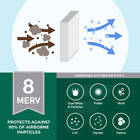 Filterbuy 20x23x1 Pleated Air Filters  Replacement For Hvac Ac Furnace  merv 8 