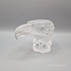 Vintage Lalique France Tete D aigle Crystal Eagle Head Paperweight ornament