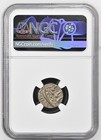 India Ah1014-37 Jahangir 1 2 Rupee Ahmadnagar - Ngc Au58 - Rr