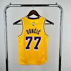 New With Tags Luka Doncic  77 Youth Xl La Lakers Yellow Jersey  Basketball