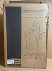 Rubbermaid Slim Jim Single-stream Mixed Recycling Station 23-gallon Gray blue