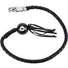 42  Leather Motorcycle Get Back Whip For Handlebar Biker Whip With Pool Ball