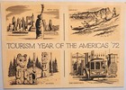 1972 First Day Of Issue 9 Cent Post Card Tourism Americas Postcard