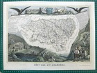 1852 Antique Map  D  pt  Des Bses  Pyr  n  es  N  63  France After V  Levasseur 