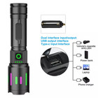 Super-bright  90000lm Led Tactical Flashlight With Rechargeable Battery