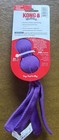 Kong Wubba Dog   Puppy Fetch   Train Pet Tug Squeaker Toy - Purple
