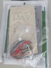 Bucilla Golfing Santa Felt Applique Christmas Stocking Kit  83383 New Vintage