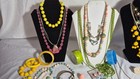 Huge Lot Of Vintage Retro 70s Jewelry  Colorful  Groovy  Bold  Disco