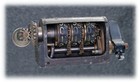 Vintage 3-digit Mechanical Counter With Reverse Read Unbranded Working  30s 40s