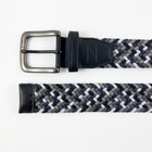Nike Golf Men s Multi-weave Stretch Woven Belt Blk gry nvy Size  L  38-40  1427