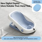 Foldable Baby Bath Tub Newborn Sink Bather Infant Support Seat W  Thermometer