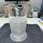 Gillinder Westward Ho Pitcher C1879 Frosted Eapg Frontier Cabin Lodge Decor