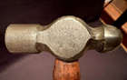 Nice Preowned Vintage 2 Oz Heller Horse Logo Made In Usa 9 1 2  Ball Peen Hammer