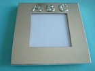 Tiffany Sterling Silver  baby Picture Frame  abc  5 x5   mint In Box  Very Cute 