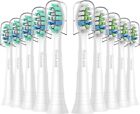 Replacement Toothbrush Heads Compatible With Philips Sonicare Snap-on 10 Pack