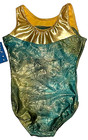 Motionwear Tank Leotard Hologram Mystique Foil Green Gold   1424 New Girl I 5 6