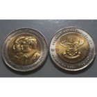 Thailand Money 10 Baht Coin  Phaya Garuda God Bird Siam 2 Kings Rama Medal