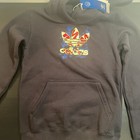 Adidas Originals Black Trefoil Logo Hoodie Youth Medium   Nwt Msrp  50