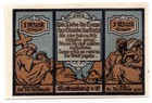 1921 Germany Rothenburg Notgeld 1 Mark Note  ng550 