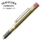 Traveler s Company Compact Brass Traditional Bullet Pencil Made In Japan