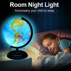 3d Ar Large World Globe W  Stand Rotating World Map Illuminated Night Lamp Gift