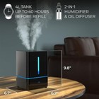 Everlasting Comfort  Cool Mist Humidifier 4l Easy Clean   Quiet  Black