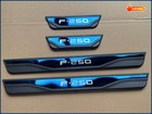 4pcs Blue Door Scuff Sill Cover Panel Step Protector For Ford F-250 Accessories